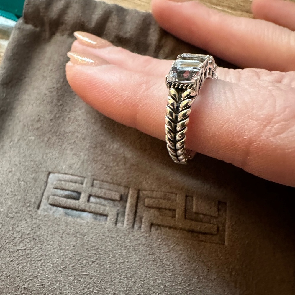 Quartz and Silver Effy Ring